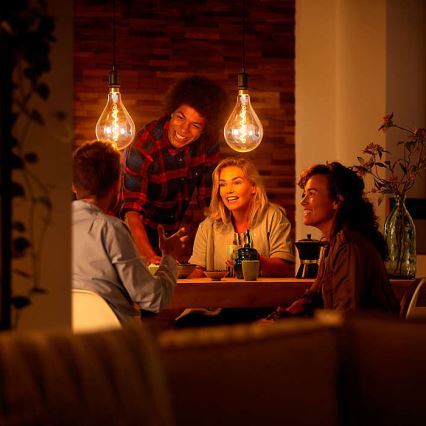 Lâmpada LED regulável VINTAGE DYI E27/4W/230V 2700K - Leuchten Direkt 0846