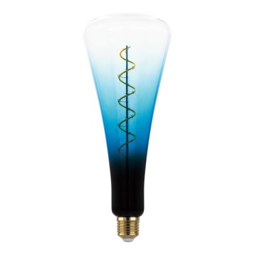 Lâmpada LED Regulável VINTAGE E27/4W/230V 2000K azul - Eglo 12274