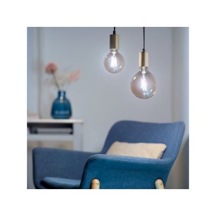Lâmpada LED regulável VINTAGE FILAMENT G95 E27/6,7W/230V 2000-5000K CRI 90 Wi-Fi - WiZ