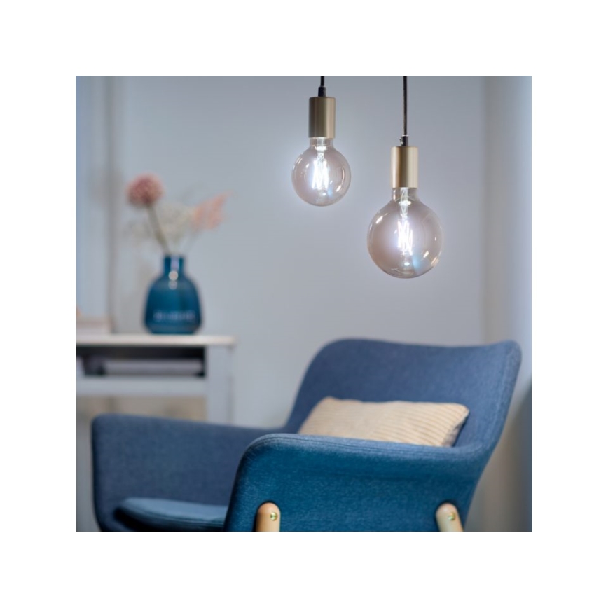 Lâmpada LED regulável VINTAGE FILAMENT G95 E27/6,7W/230V 2000-5000K CRI 90 Wi-Fi - WiZ