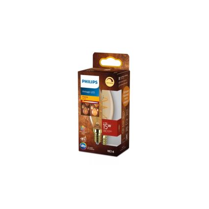 Lâmpada LED regulável VINTAGE Philips B35 E14/2,7W/230V 1800K CRI 90