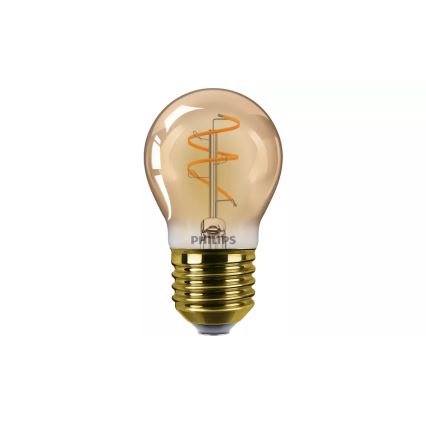 Lâmpada LED regulável VINTAGE Philips P45 E27/2,7W/230V 1800K