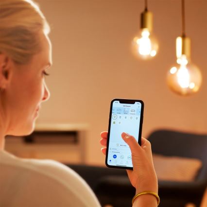 Lâmpada LED regulável VINTAGE FILAMENT PS160 E27/6,5W/230V 2000-5000K CRI 90 Wi-Fi -WiZ