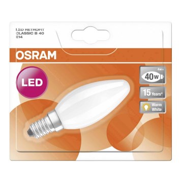 Lâmpada LED RETROFIT B40 E14/4W/230V 2700K - Osram