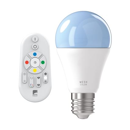 Lâmpada LED RGB com regulação CONNECT E27/9W + controlo remoto - Eglo