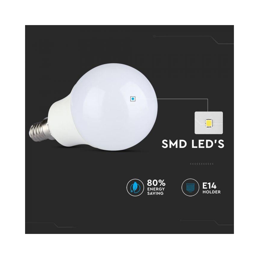 Lâmpada LED RGB com regulação E14/3,5W/230V 4000K + CR