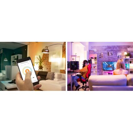 Lâmpada LED RGB com regulação E27/9W/230V 2700-6500K Wi-Fi Tuya