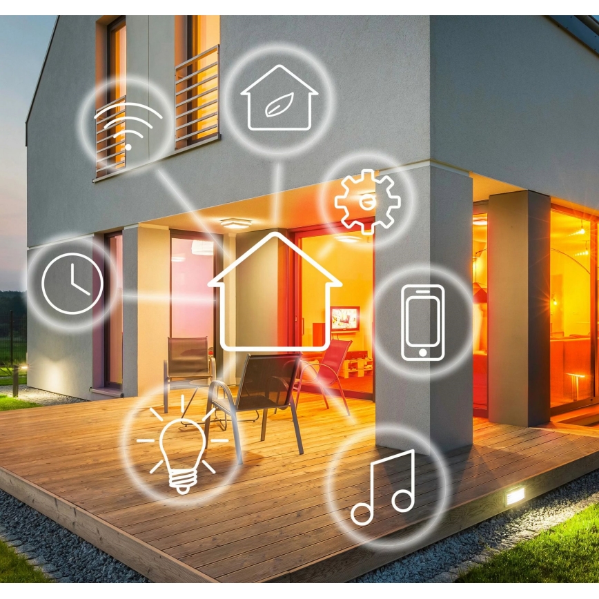 Lâmpada LED RGB com regulação G45 E14/5,5W/230V 3000-6500K Wi-fi Tuya