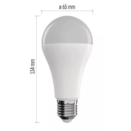 Lâmpada LED RGB com regulação GoSmart A65 E27/14W/230V 2700-6500K Wi-Fi Tuya