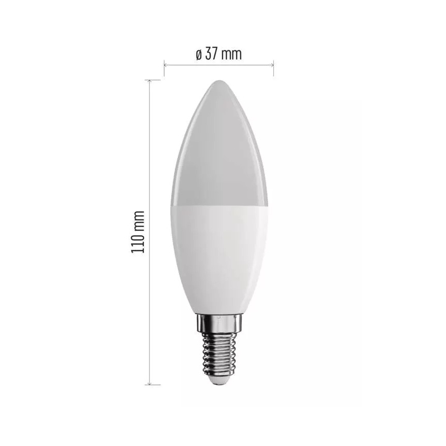 Lâmpada LED RGB com regulação GoSmart E14/4,8W/230V 2700-6500K Tuya