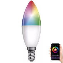 Lâmpada LED RGB com regulação GoSmart E14/4,8W/230V 2700-6500K Wi-Fi Tuya