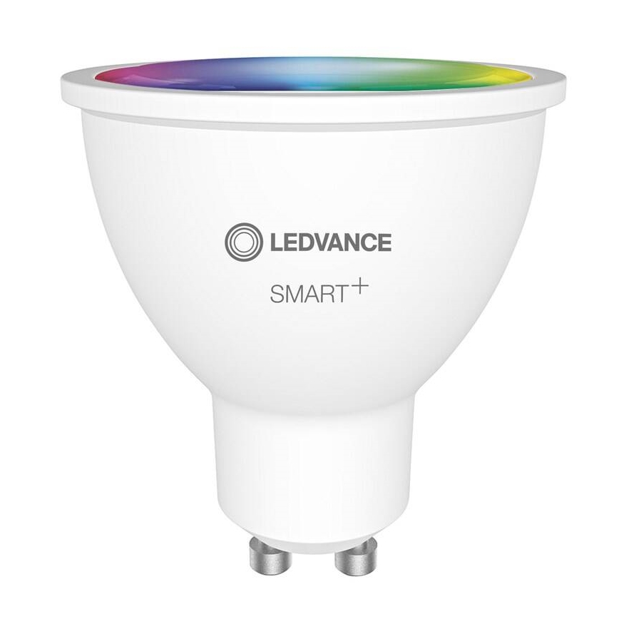Lâmpada LED RGB com regulação INTELIGENTE+ GU10/5W/230V 2,700K-6,500K Wi-Fi - Ledvance
