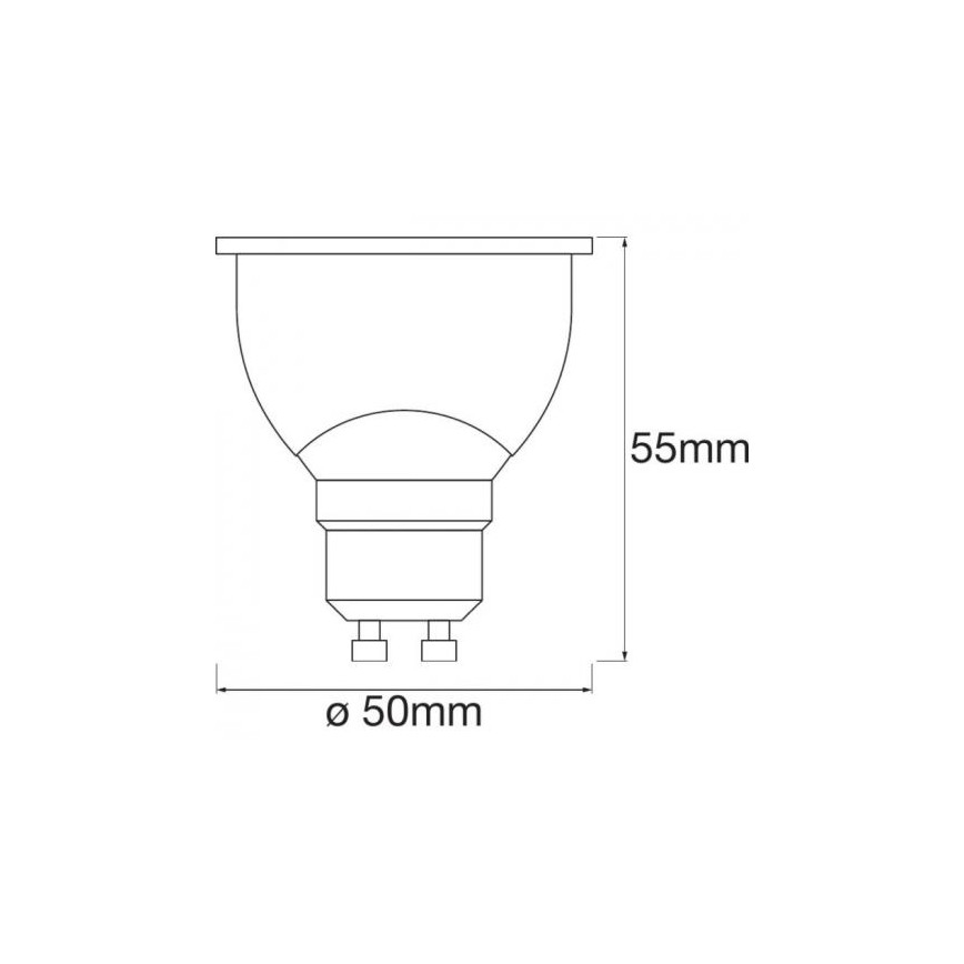 Lâmpada LED RGB com regulação INTELIGENTE+ GU10/5W/230V 2,700K-6,500K Wi-Fi - Ledvance