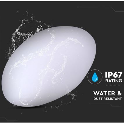 Lâmpada exterior LED RGB regulável LED/1W/5V 28cm IP67 1000 mAh + comando à distância