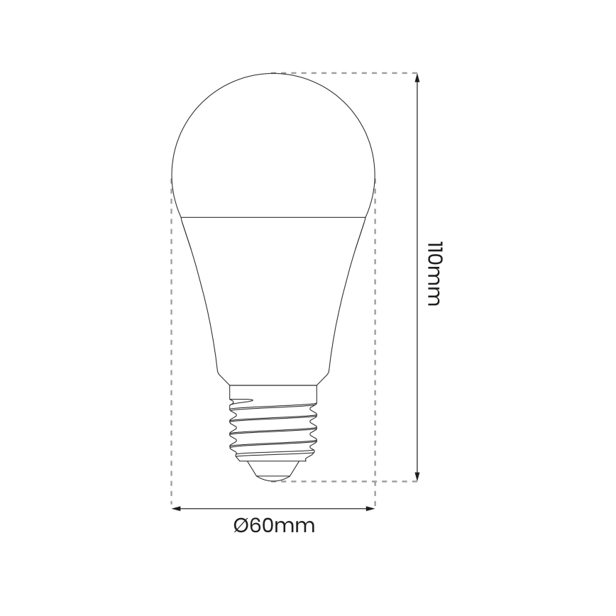 Lâmpada LED RGB Regulável A60 E27/8W/230V 2700-6500K Wi-Fi Tuya