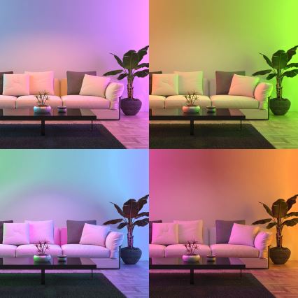 Lâmpada LED RGB Regulável A70 E27/11W/230V 2700-6500K Wi-Fi Tuya