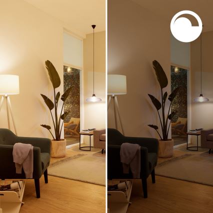 Lâmpada LED RGB regulável Philips SMART A60 E27/8,5W/230V 2200-6500K + comando remoto