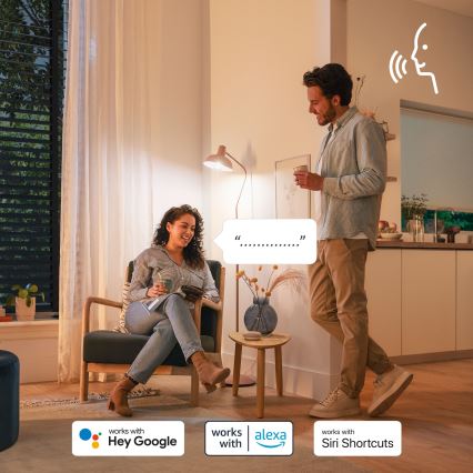 Lâmpada LED RGB regulável Philips SMART A60 E27/8,5W/230V 2200-6500K + comando remoto