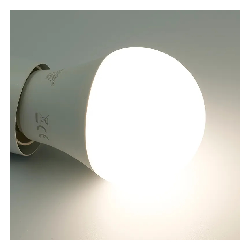 Lâmpada LED RGBW com regulação A60 E27/9W/230V 2700-6500K Wi-Fi Tuya