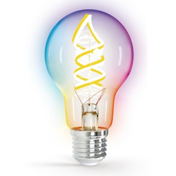 Lâmpada LED RGBW com regulação FILAMENT MESH Inteligente A60 E27/4,9W/230V 2700K - Aigostar