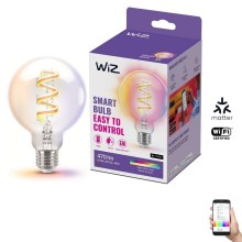 Lâmpada LED RGBW com regulação G95 E27/6,3W/230V 2200-6500K Wi-Fi - WiZ
