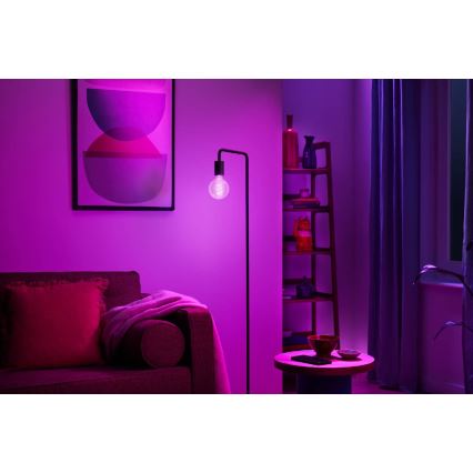 Lâmpada LED RGBW com regulação G95 E27/6,3W/230V 2200-6500K Wi-Fi - WiZ