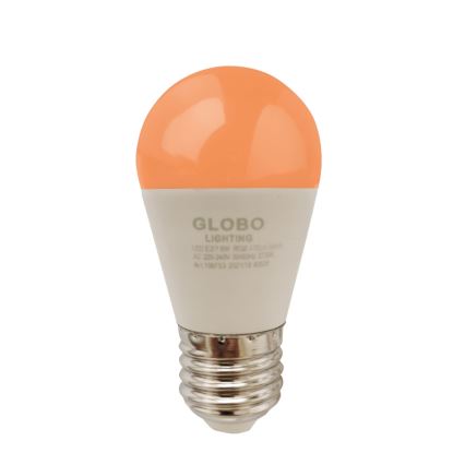 Lâmpada LED RGBW com regulação E27/6W/230V 3000K + comando - Globo