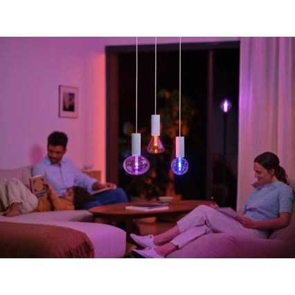 Lâmpada LED RGBW com regulação Philips Hue White And Color Ambiance E27/6,8W/230V 2000-6500K