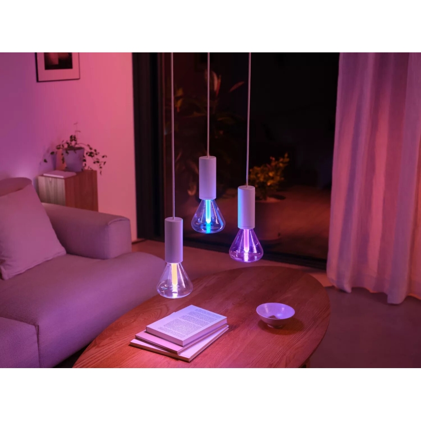 Lâmpada LED RGBW com regulação Philips Hue White And Color Ambiance E27/6,8W/230V 2000-6500K
