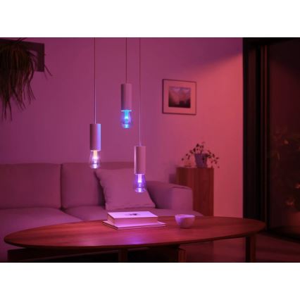 Lâmpada LED RGBW com regulação Philips Hue White And Color Ambiance E27/6,8W/230V 2000-6500K