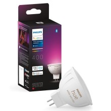 Lâmpada LED RGBW com regulação Philips Hue White And Color Ambiance GU5,3/MR16/6,3W/12V 2000-6500K