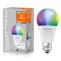 Lâmpada LED RGBW com regulação SMART + E27/9,5W/230V 2700K-6500K Wi-Fi - Ledvance