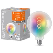 Lâmpada LED RGBW com regulação SMART+ FILAMENT E27/4,8W/230V 2700-6500K Wi-Fi - Ledvance