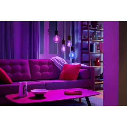 Lâmpada LED RGBW com regulação ST64 E27/6,3W/230V 2200-6500K Wi-Fi - WiZ