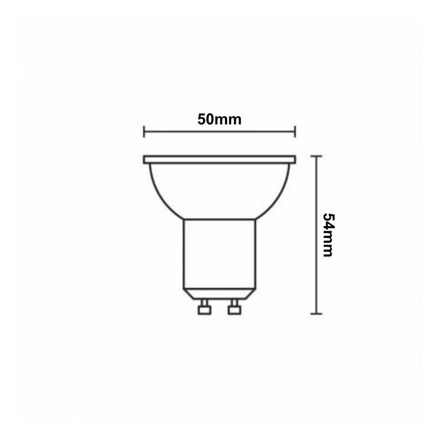 Lâmpada LED RGBW Regulável GU10/4,5W/230V 2700-6500K Wi-Fi Tuya