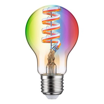 Lâmpada LED RGBW dimerizável FILAMENT E27/6,3W/230V 2200-6500K - Paulmann 29156