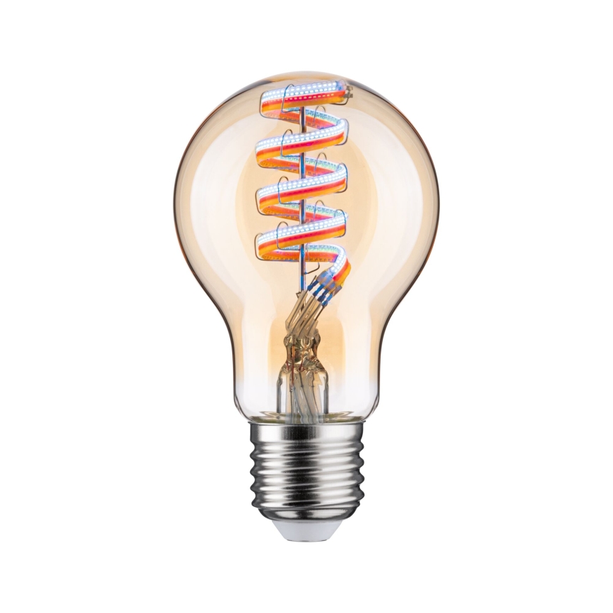 Lâmpada LED RGBW dimerizável FILAMENT E27/6,3W/230V 2200-6500K - Paulmann 29156