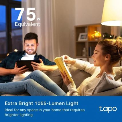 Lâmpada LED RGBW dimerizável MATTER A60 E27/8,6W/230V 2500-6500K Wi-Fi - TP-Link