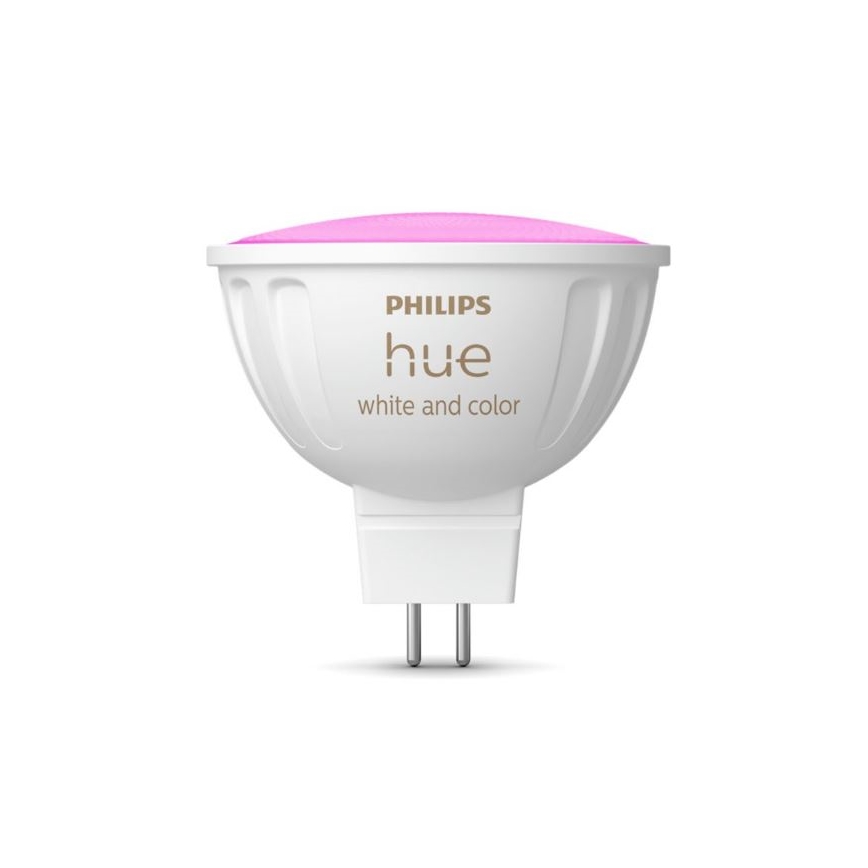 Lâmpada LED RGBW Regulável Philips Hue White And Color Ambiance GU5,3/MR16/6,3W/12V 2000-6500K