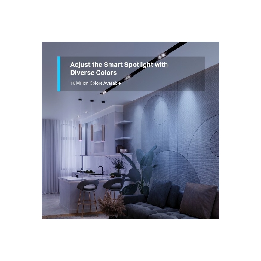 Lâmpada LED RGBW regulável GU10/3,7W/230V 2200-6500K Wi-Fi - TP-Link