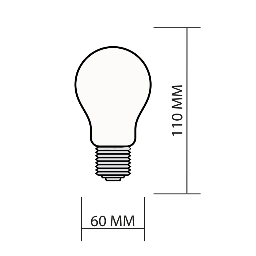 Lâmpada LED RGBW Regulável SMART A60 E27/8,5W/230V 4000K + controlo remoto