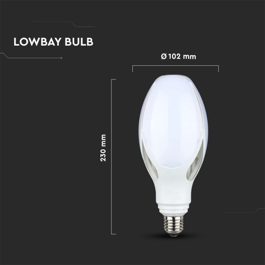 Lâmpada LED SAMSUNG CHIP E27/36W/230V 6500K