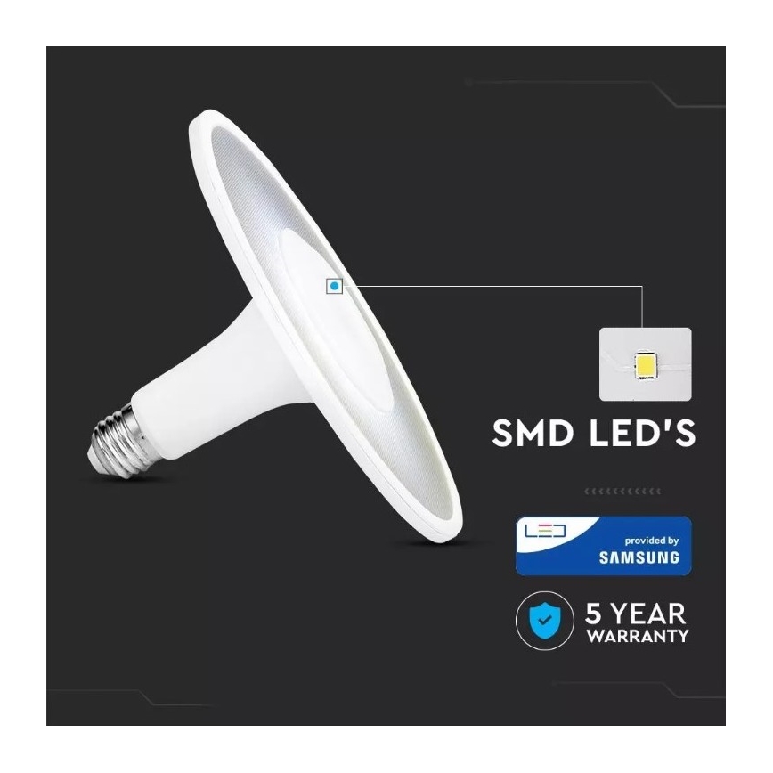 Lâmpada LED SAMSUNG CHIP UFO E27/18W/230V 120° 4000K