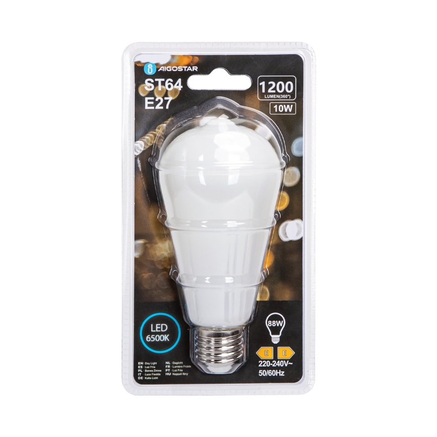 Lâmpada LED ST64 E27/10W/230V 320° 6500K - Aigostar