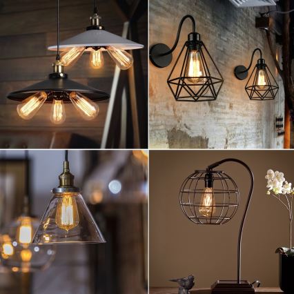 Lâmpada LED ST64 E27/4W/230V 2200K - Aigostar