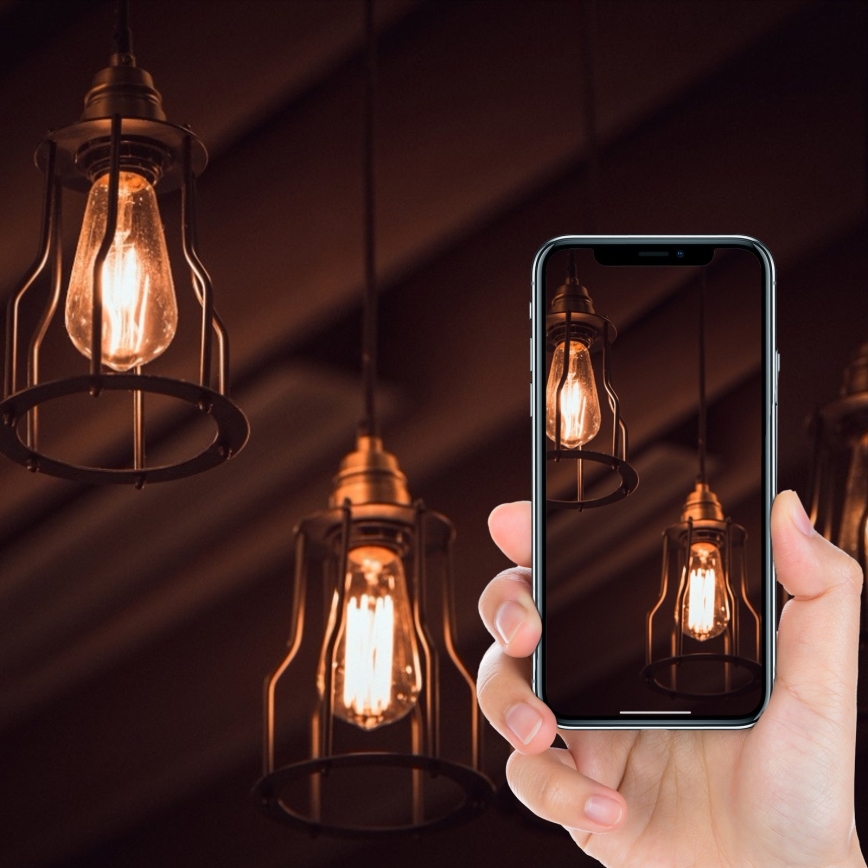 Lâmpada LED ST64 E27/4W/230V 2200K - Aigostar