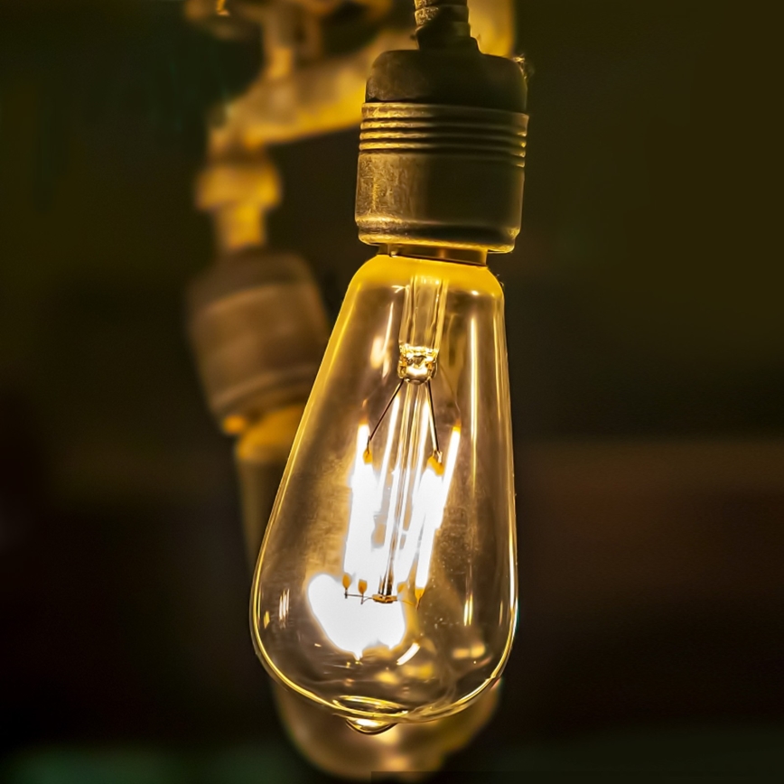 Lâmpada LED ST64 E27/6W/230V 2200K - Aigostar