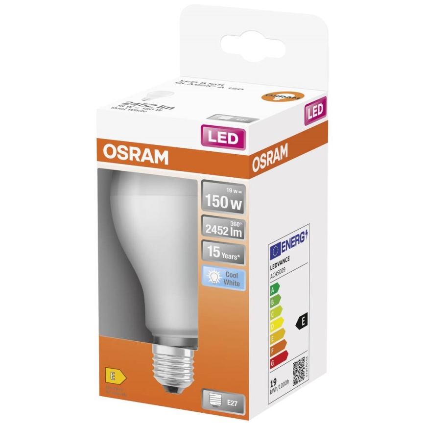 Lâmpada LED STAR E27/19W/230V 4000K - Osram