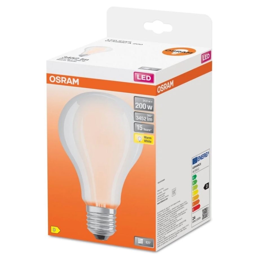 Lâmpada LED STAR E27/24W/230V 2700K - Osram