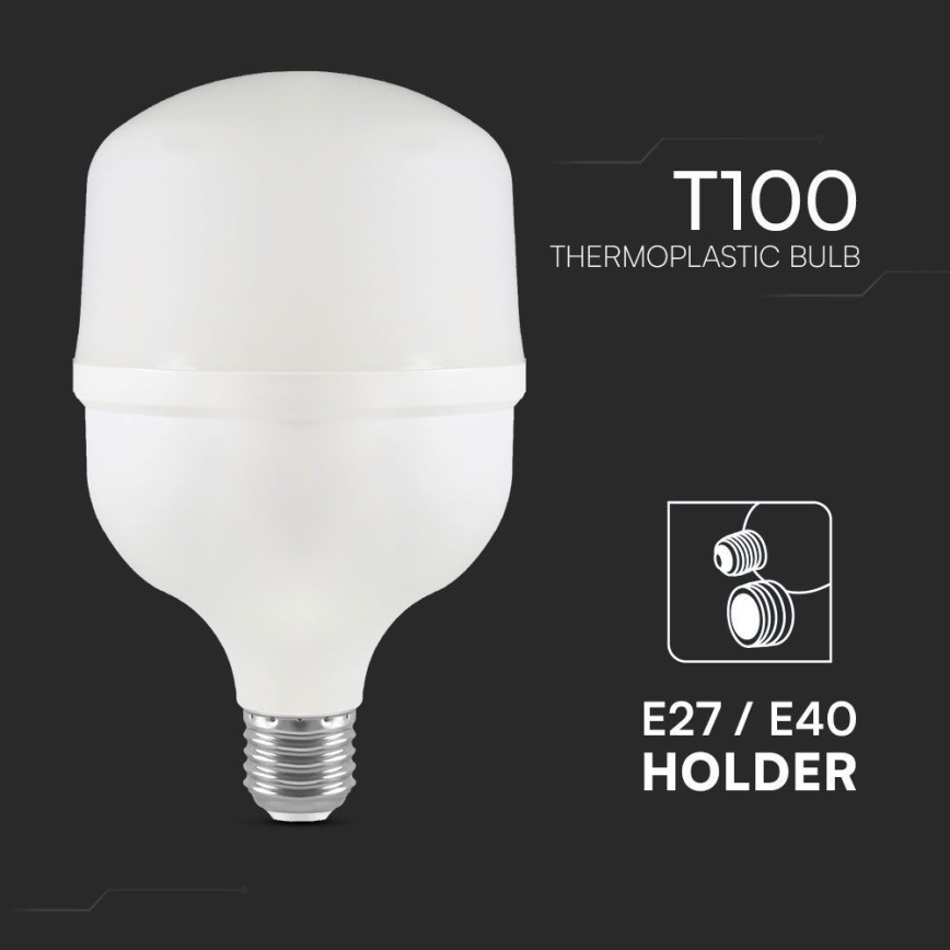 Lâmpada LED T100 E27/30W/230V 6500K